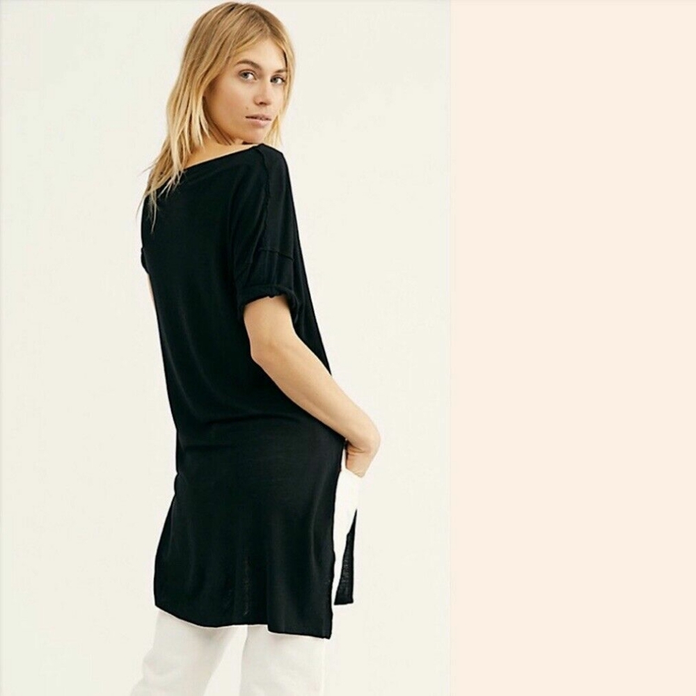 Free People Take It Easy Off Shoulder Shirt - Picture 3 of 7